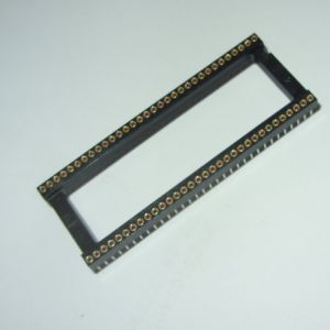 64 Pin Shrink DIP Socket - Turned pin type