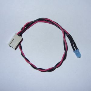 Custom Power LED cable for breadbin C64 *New BLUE LED* (includes new grommet)