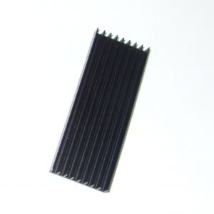 Heatsink for 40 pin DIL Chips - Black Anodized, Self Adhesive