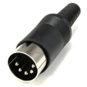 Replacement C64 AV Plug 5 Pin DIN