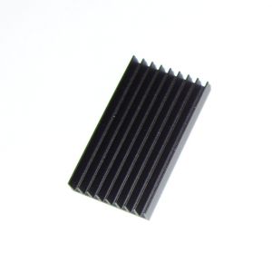 Heatsink for 24 pin DIL Chips - Black Anodized, Bare