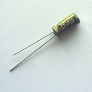 22uf 50v radial capacitor