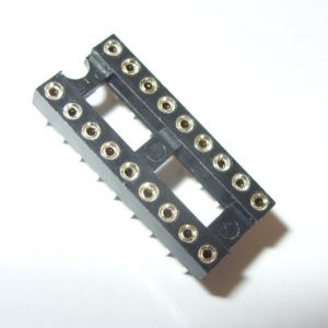 Turned Pin 18 pin IC socket